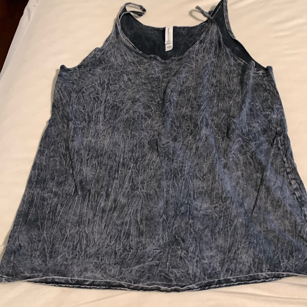 Womens acid wash tank top